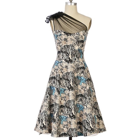 Anthropologie by Tracy Reese Into-The Woods Dress 0 - Picture 1 of 5